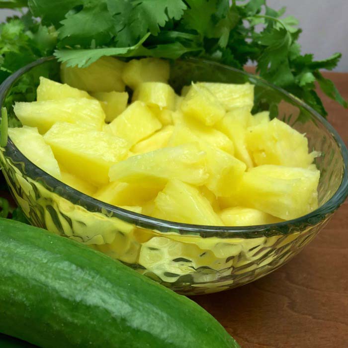 Recipe Image: MRC Pineapple & Cucumber Salad